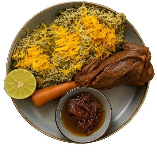 Baghali Polo Ba Mahiche